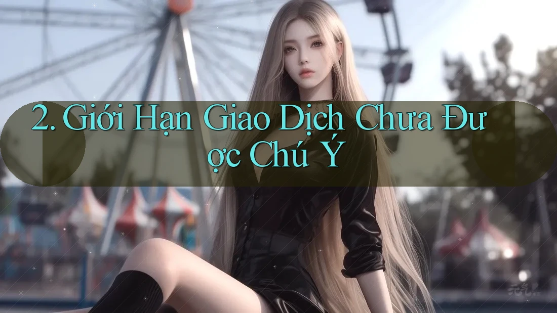 2. Giới Hạn Giao Dịch Chưa Được Chú Ý 2. Giới Hạn Giao Dịch Chưa Được Chú Ý