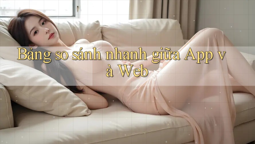 Bảng so sánh nhanh giữa app và web