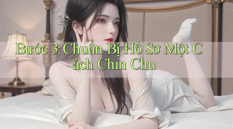 Bước 3: Chuẩn Bị Hồ Sơ Một Cách Chỉn Chu Bước 3: Chuẩn Bị Hồ Sơ Một Cách Chỉn Chu