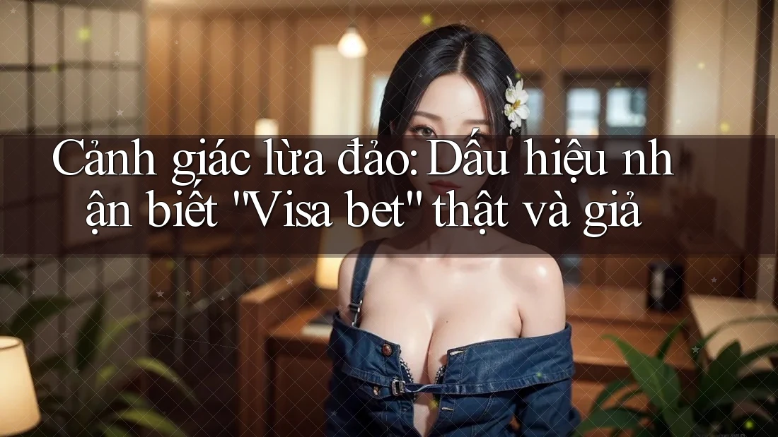 Cảnh giác lừa đảo: Dấu hiệu nhận biết “Visa bet” thật và giả