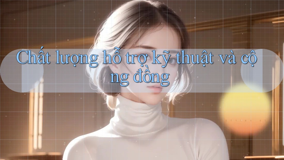 Chất lượng hỗ trợ kỹ thuật và cộng đồng Chất lượng hỗ trợ kỹ thuật và cộng đồng