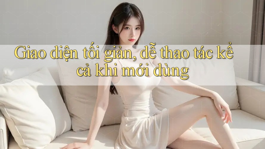 Giao diện tối giản, dễ thao tác kể cả khi mới dùng Giao diện tối giản, dễ thao tác kể cả khi mới dùng