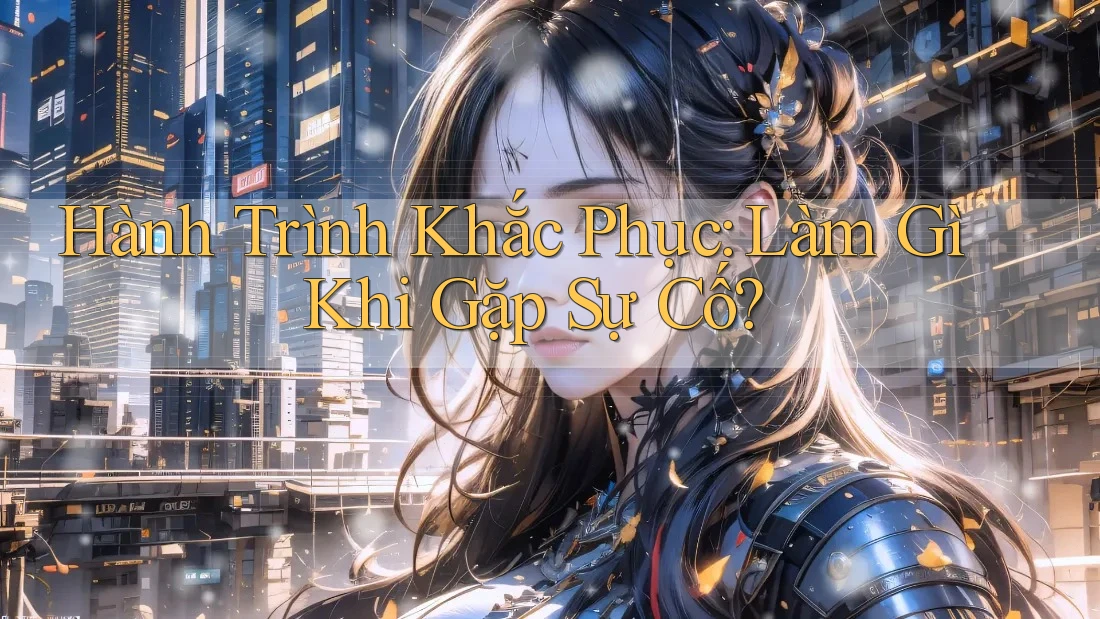 Hành Trình Khắc Phục: Làm Gì Khi Gặp Sự Cố? Hành Trình Khắc Phục: Làm Gì Khi Gặp Sự Cố?