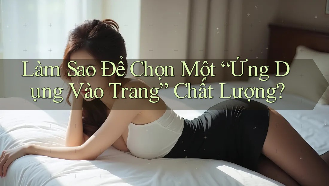 Làm Sao Để Chọn Một “Ứng Dụng Vào Trang” Chất Lượng? Làm Sao Để Chọn Một “Ứng Dụng Vào Trang” Chất Lượng?