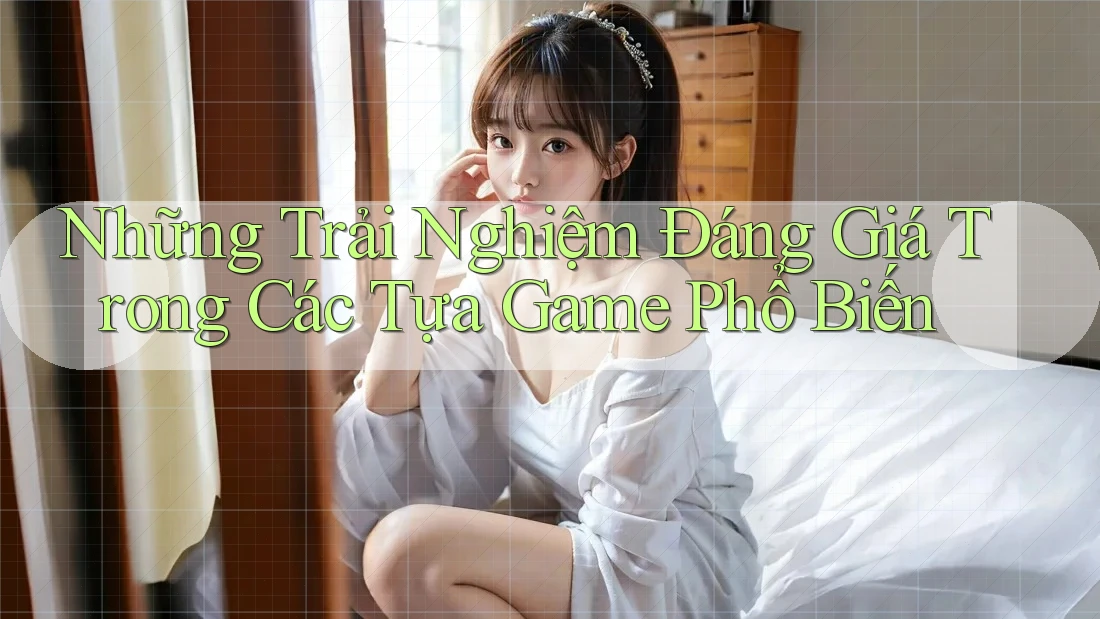 Những Trải Nghiệm Đáng Giá Trong Các Tựa Game Phổ Biến Những Trải Nghiệm Đáng Giá Trong Các Tựa Game Phổ Biến