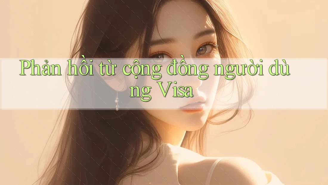 Phản hồi từ cộng đồng người dùng Visa Phản hồi từ cộng đồng người dùng Visa