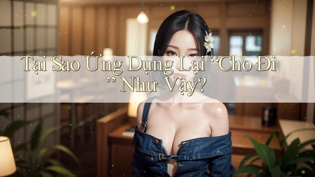 Tại Sao Ứng Dụng Lại “Cho Đi” Như Vậy? Tại Sao Ứng Dụng Lại “Cho Đi” Như Vậy?