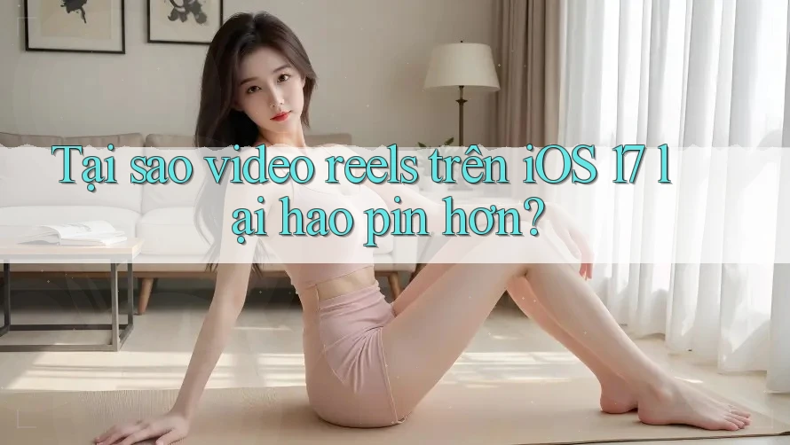 Tại sao video reels trên iOS 17 lại hao pin hơn?