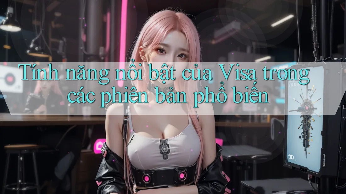 Tính năng nổi bật của Visa trong các phiên bản phổ biến Tính năng nổi bật của Visa trong các phiên bản phổ biến