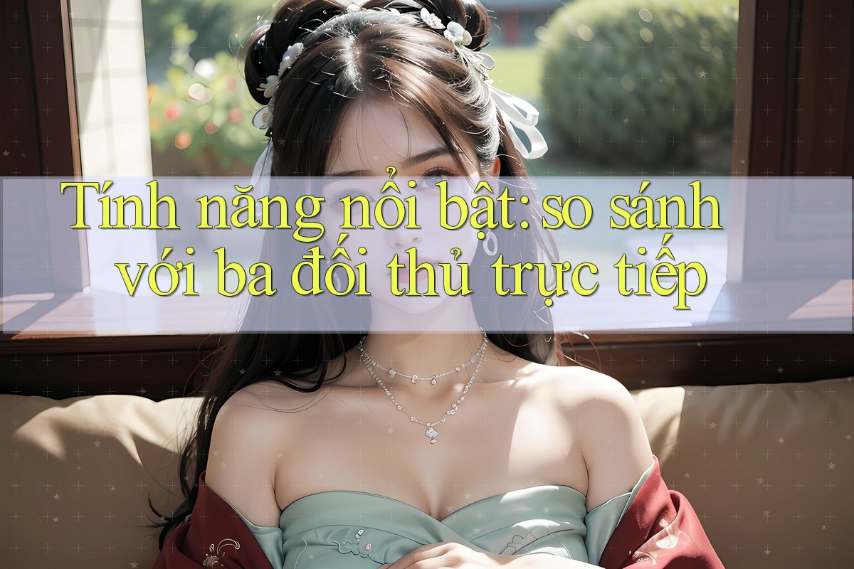 Tính năng nổi bật: so sánh với ba đối thủ trực tiếp