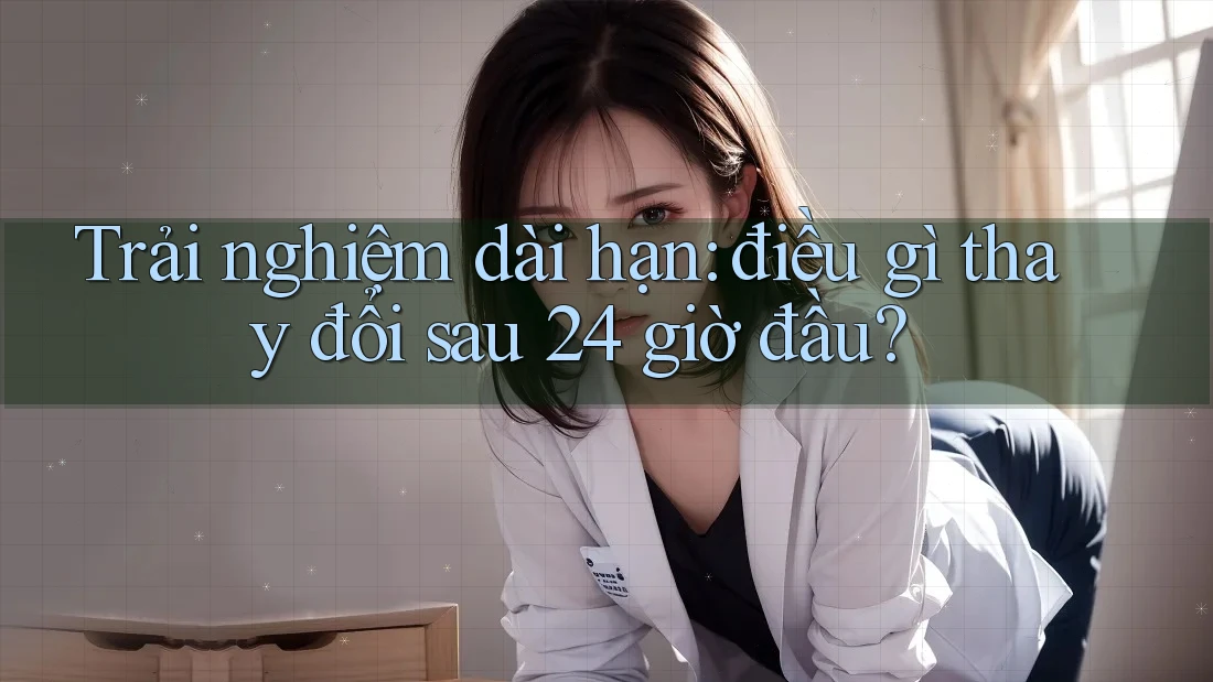 Trải nghiệm dài hạn: điều gì thay đổi sau 24 giờ đầu?