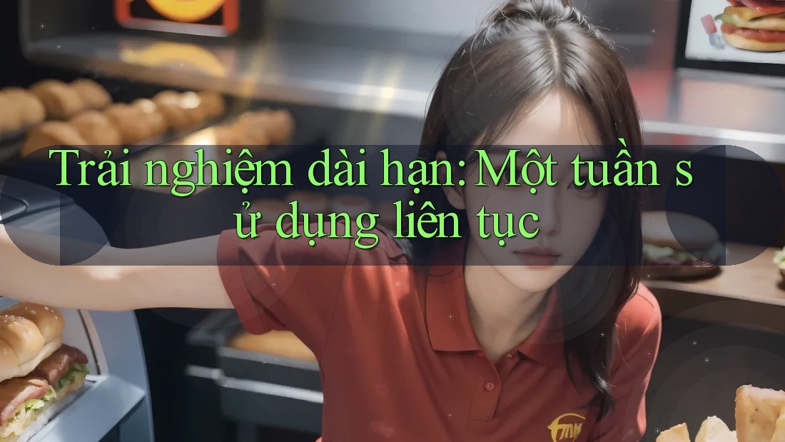 Trải nghiệm dài hạn: Một tuần sử dụng liên tục Trải nghiệm dài hạn: Một tuần sử dụng liên tục