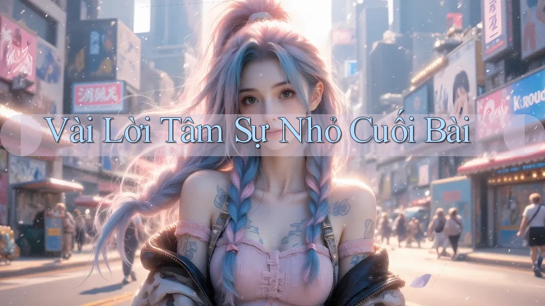 Vài Lời Tâm Sự Nhỏ Cuối Bài Vài Lời Tâm Sự Nhỏ Cuối Bài