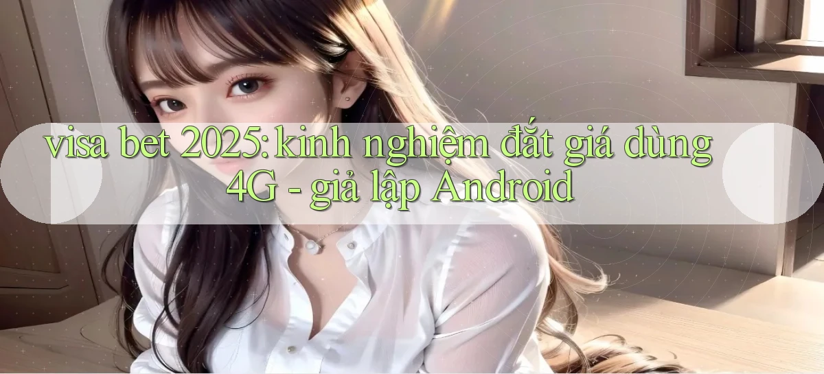 visa bet 2025 kinh nghiệm đắt giá dùng 4G   giả lập Android