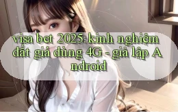 visa bet 2025 kinh nghiệm đắt giá dùng 4G   giả lập Android